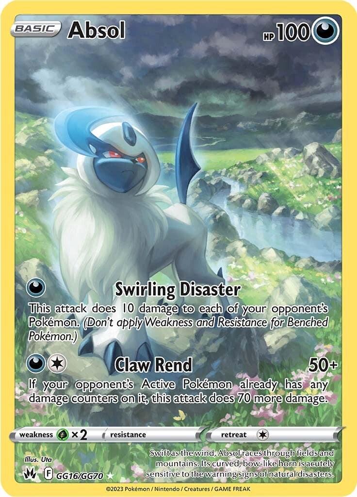 PSA 10 Absol Crown Zenith graded Pokémon card