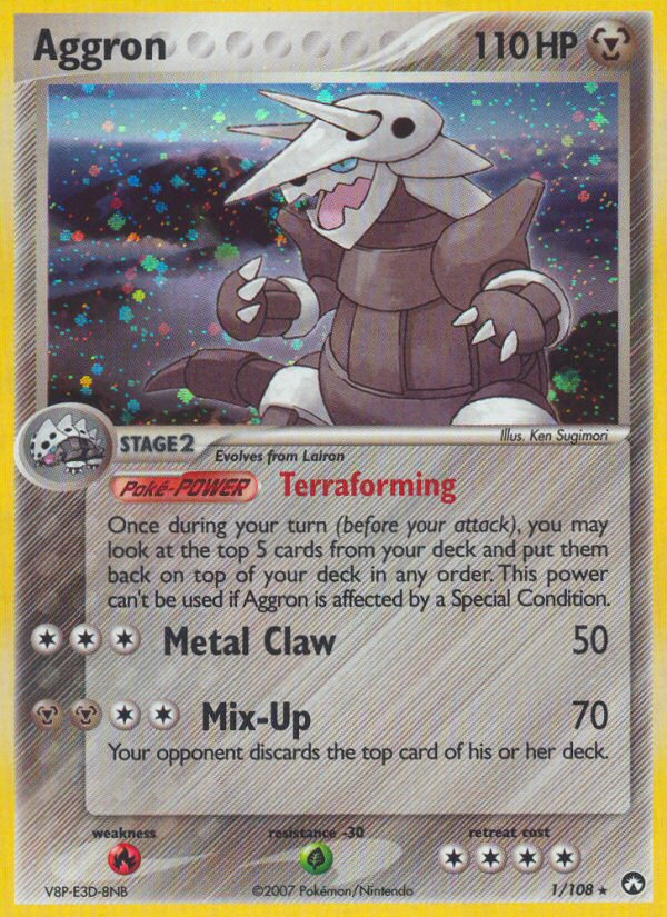 PSA 10 Aggron Power Keepers graded Pokémon card