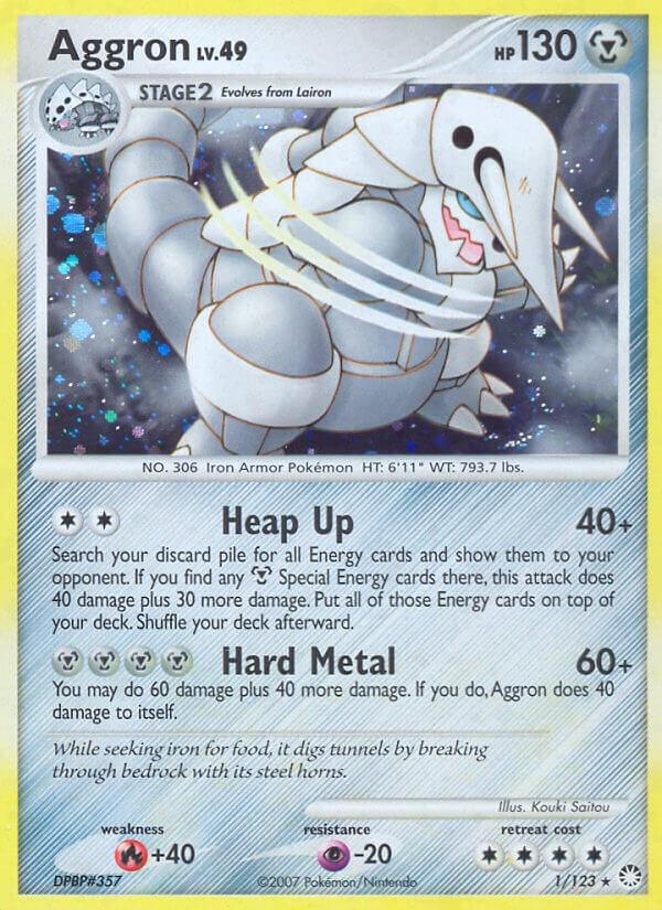 PSA 10 Aggron Mysterious Treasures graded Pokémon card
