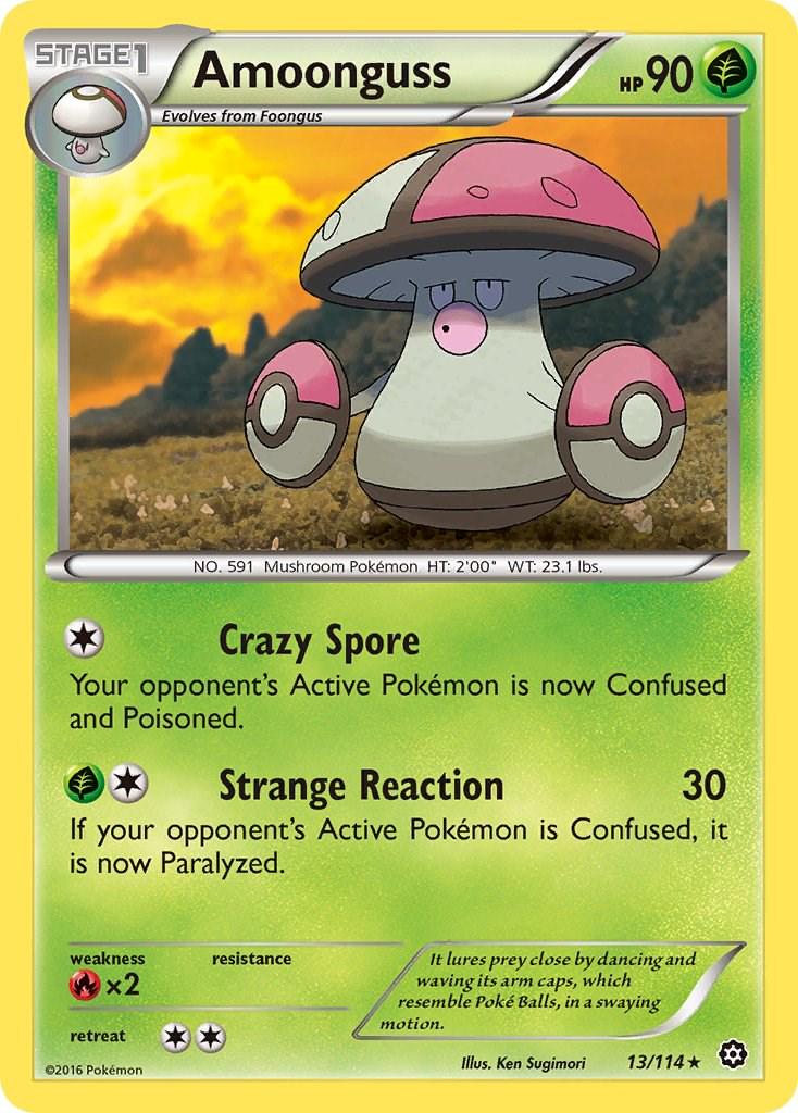 PSA 10 Amoonguss Steam Siege graded Pokémon card