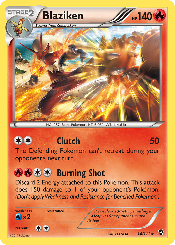 PSA 10 Blaziken EX Crystal Guardians graded Pokémon card