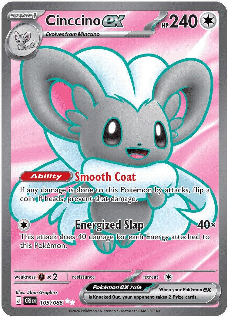 PSA 10 Cinccino BREAKthrough graded Pokémon card