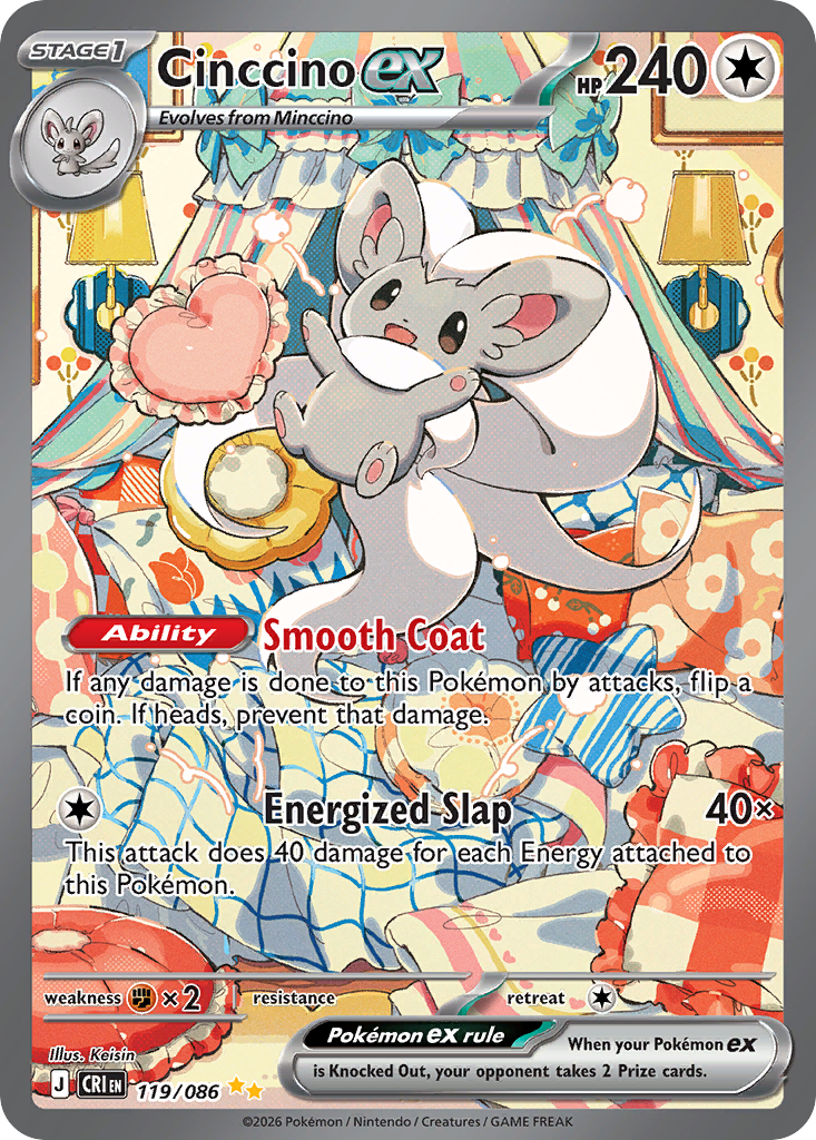 PSA 10 Cinccino Chilling Reign graded Pokémon card
