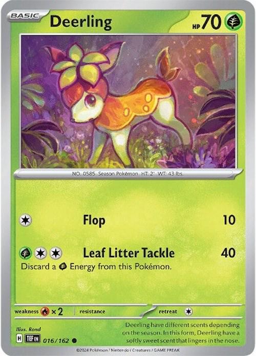 PSA 10 Deerling Temporal Forces graded Pokémon card