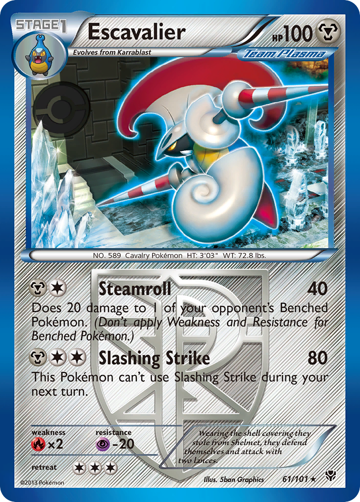 PSA 10 Escavalier Noble Victories graded Pokémon card