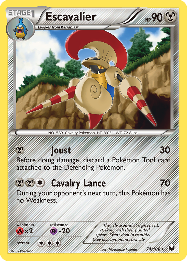 PSA 10 Escavalier Dragons Exalted graded Pokémon card