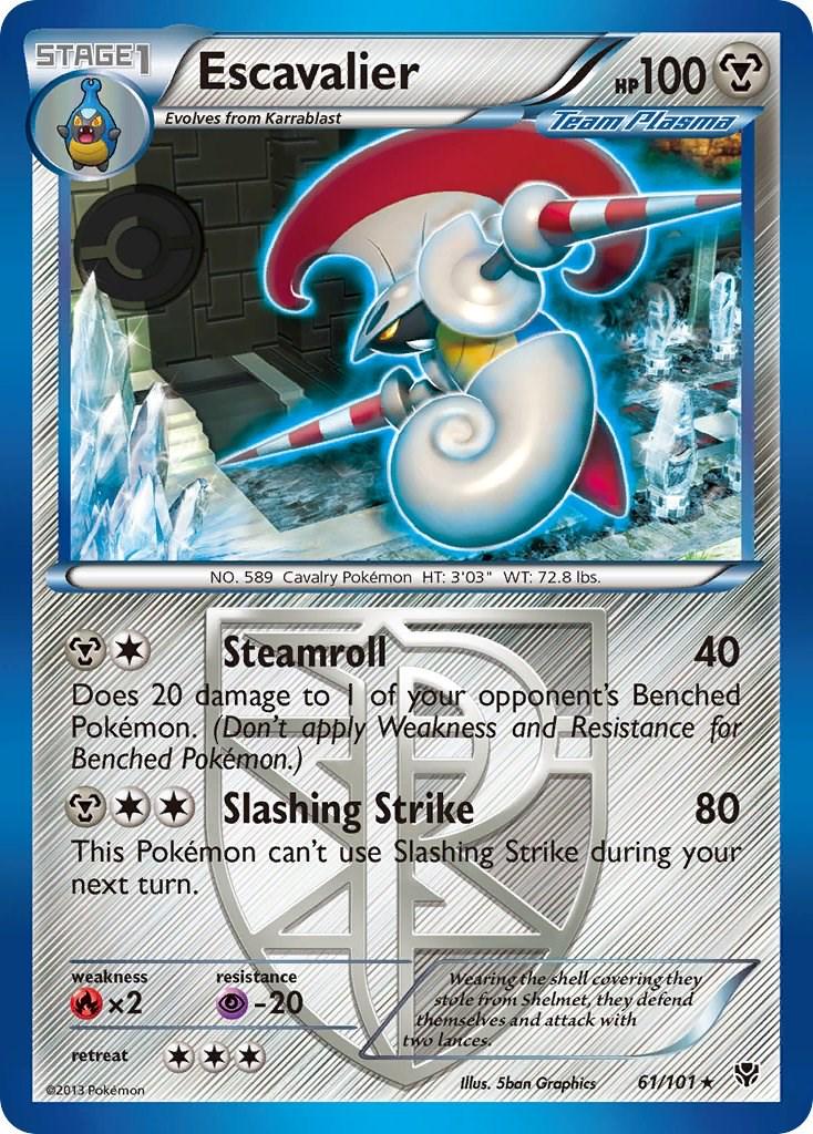 PSA 10 Escavalier Plasma Freeze graded Pokémon card