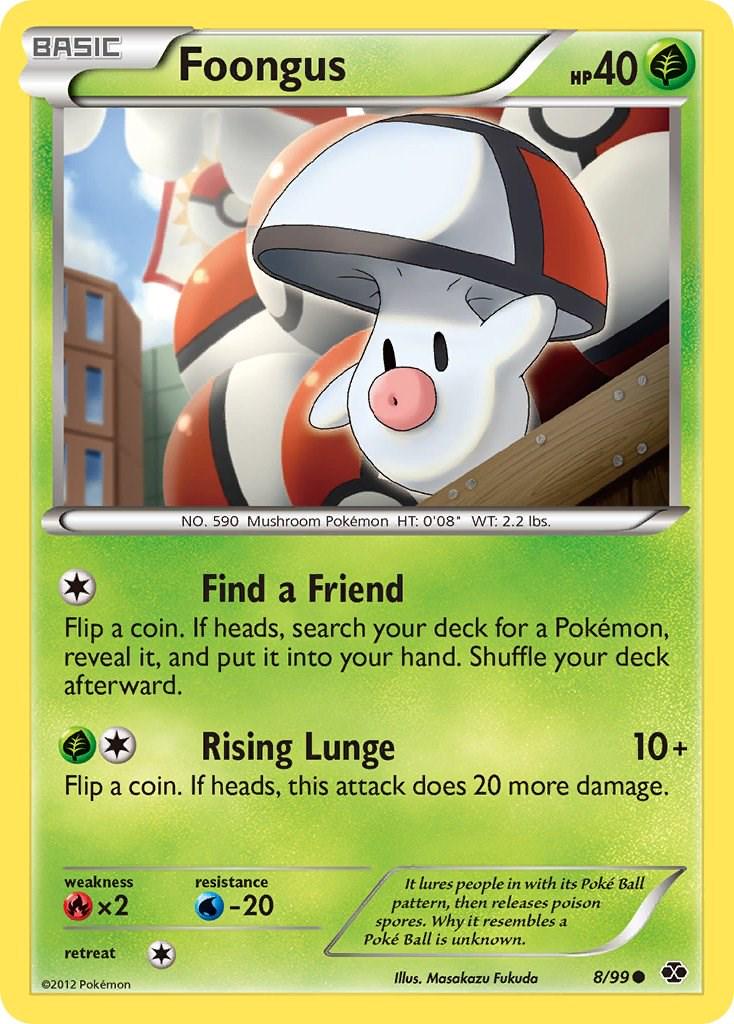 PSA 10 Foongus Next Destinies graded Pokémon card