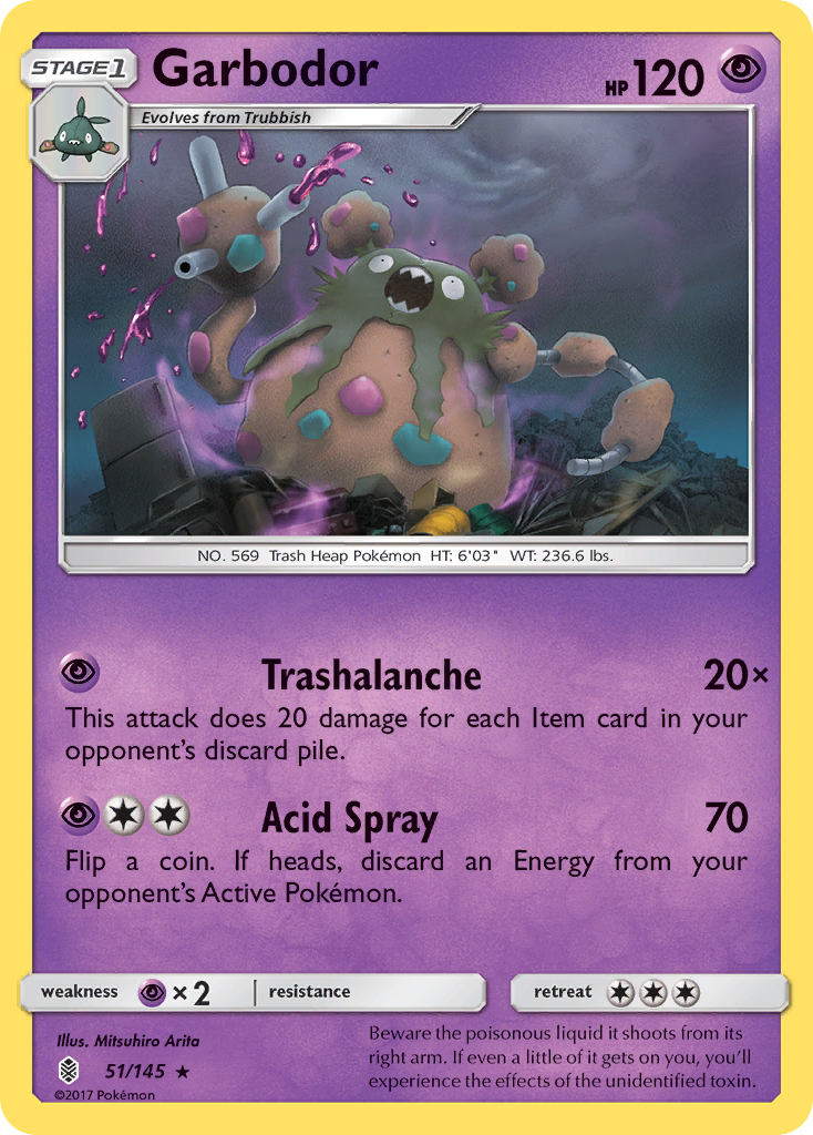 PSA 10 Garbodor Emerging Powers graded Pokémon card