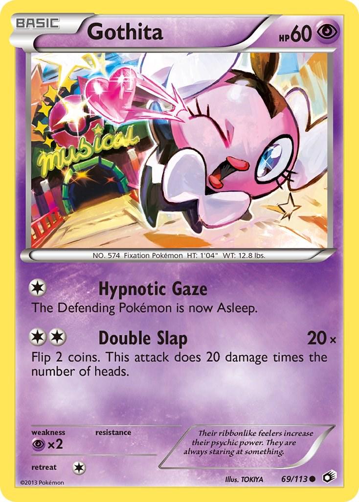 PSA 10 Gothita Cosmic Eclipse graded Pokémon card