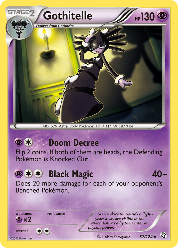 PSA 10 Gothitelle Noble Victories graded Pokémon card