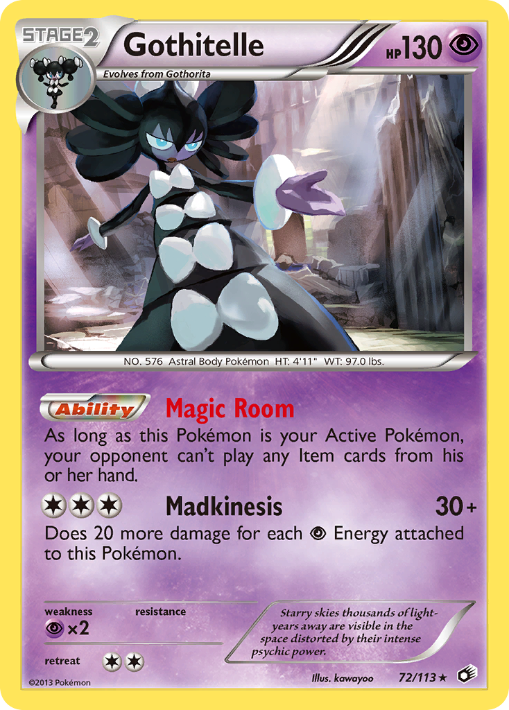 PSA 10 Gothitelle Legendary Treasures graded Pokémon card