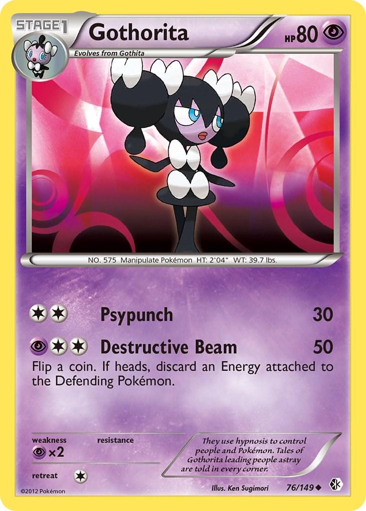 PSA 10 Gothorita Boundaries Crossed graded Pokémon card