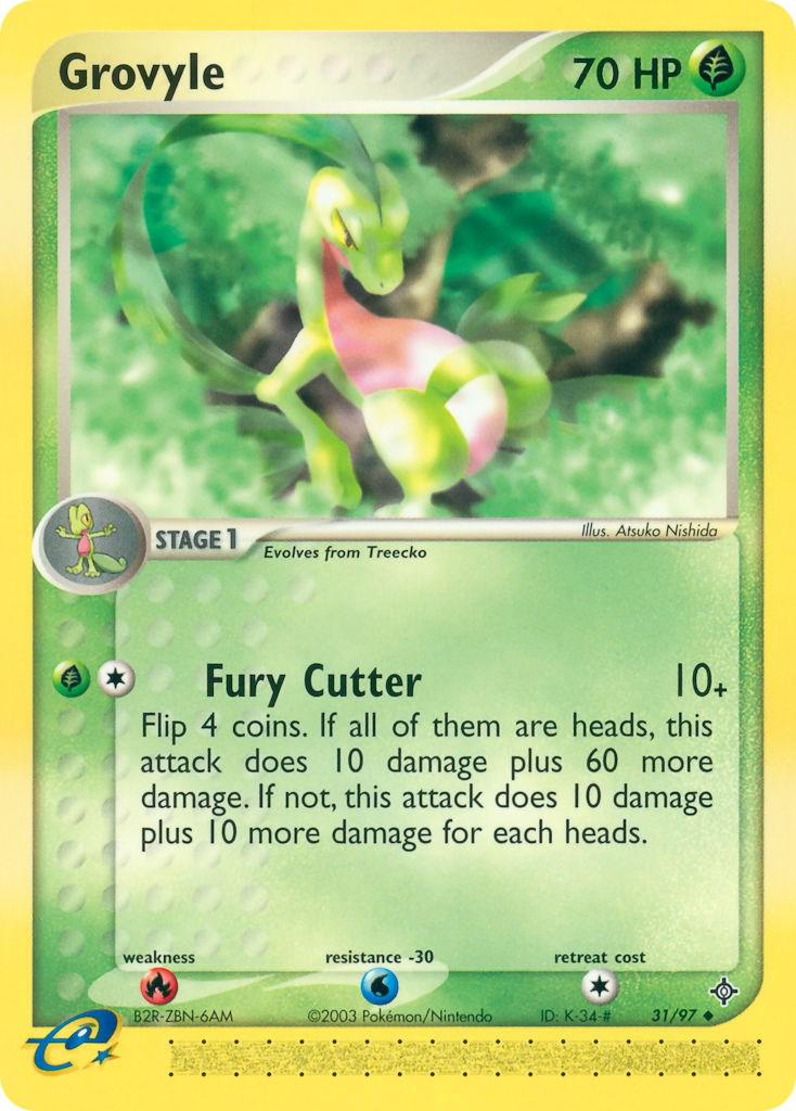 PSA 10 Grovyle EX Dragon graded Pokémon card