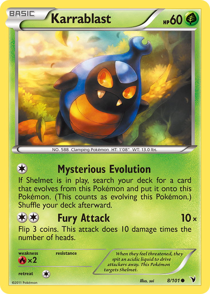 PSA 10 Karrablast Noble Victories graded Pokémon card