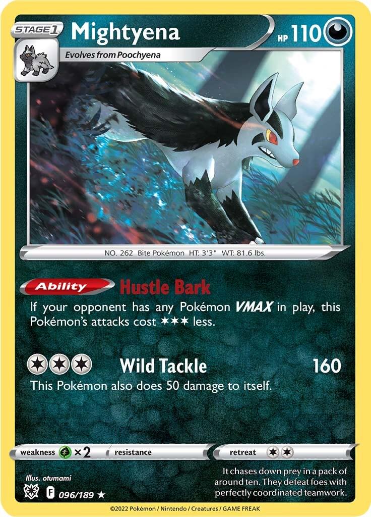 PSA 10 Mightyena Obsidian Flames graded Pokémon card