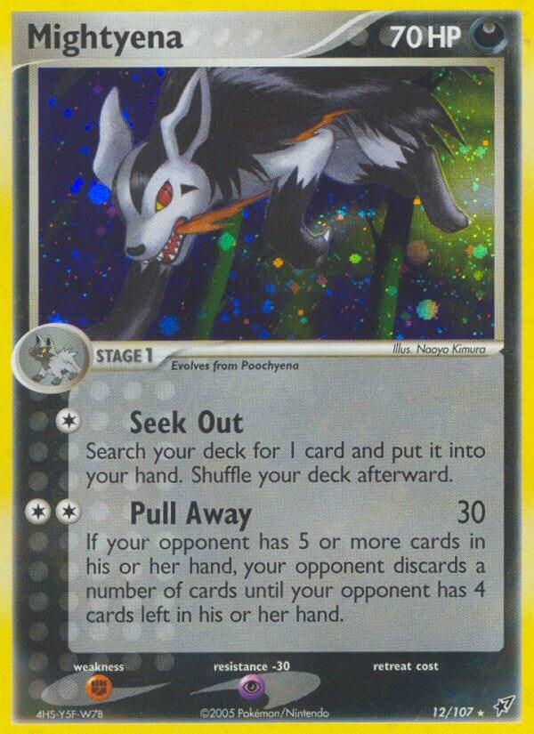 PSA 10 Mightyena EX Deoxys graded Pokémon card