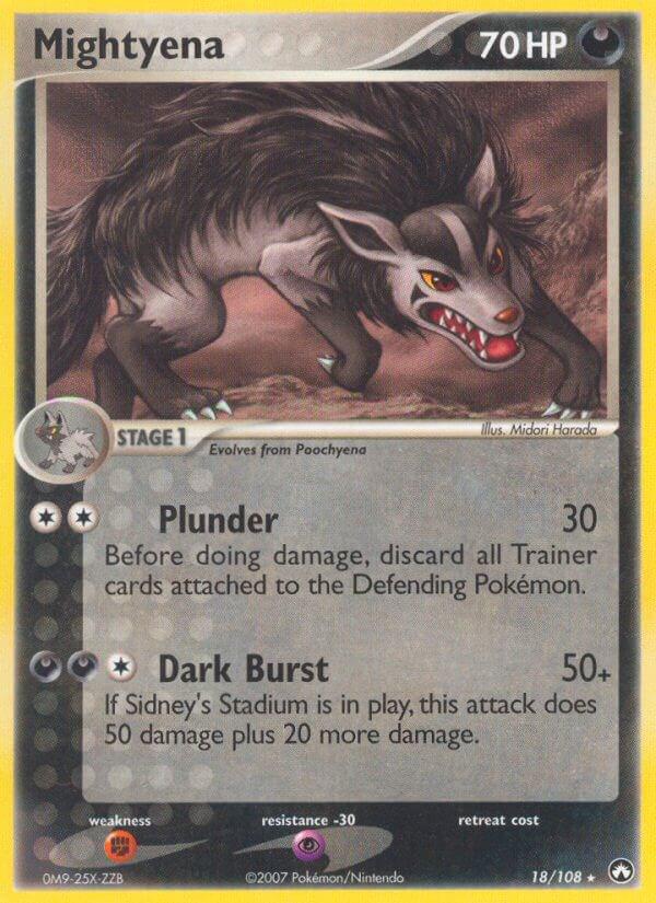 PSA 10 Mightyena EX Power Keepers graded Pokémon card