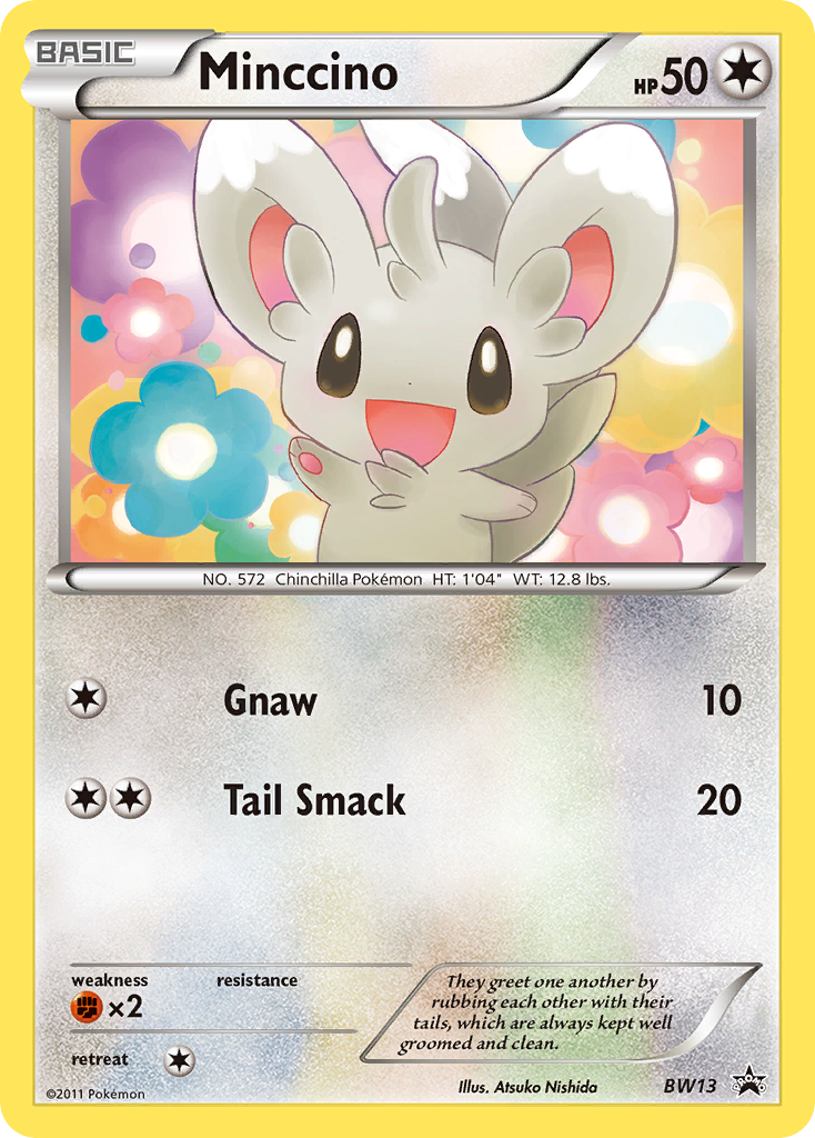 PSA 10 Minccino BW Black Star Promos graded Pokémon card