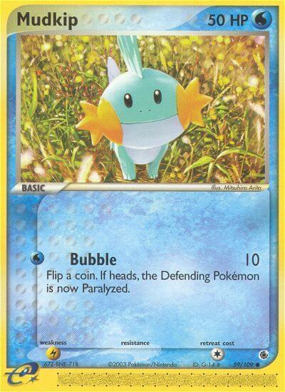 PSA 10 Mudkip EX Ruby & Sapphire graded Pokémon card