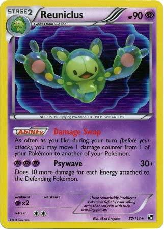 PSA 10 Reuniclus Pokémon Trading Card Game BW Gift Set graded Pokémon card
