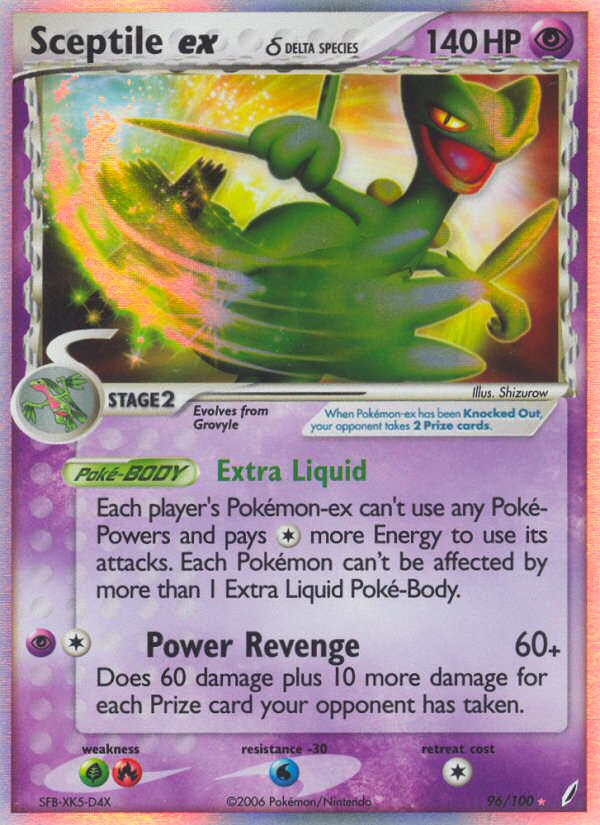 PSA 10 Sceptile EX Crystal Guardians graded Pokémon card