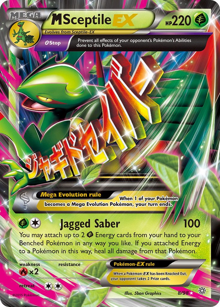 PSA 10 Sceptile Ancient Origins graded Pokémon card