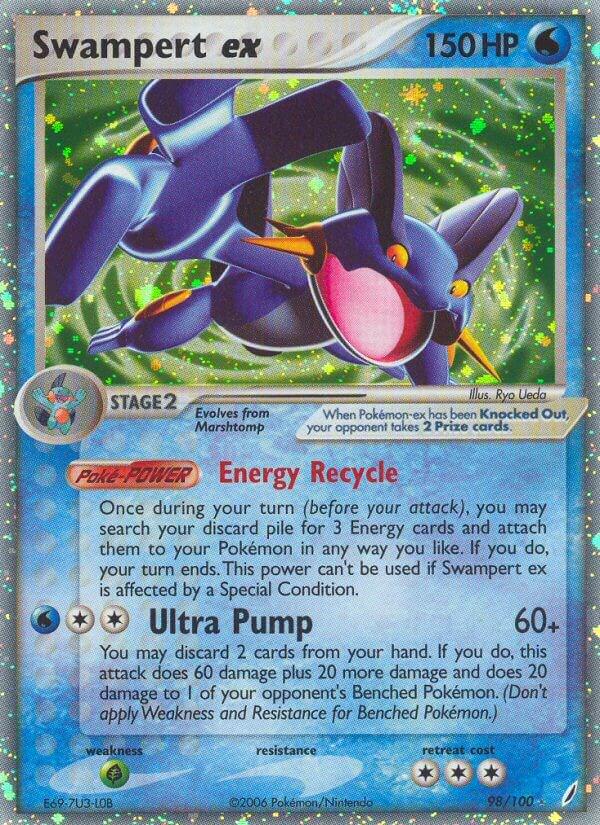 PSA 10 Swampert EX Ruby & Sapphire graded Pokémon card