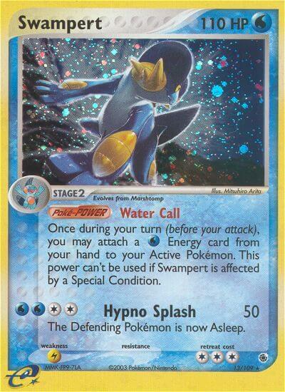 PSA 10 Swampert EX Ruby & Sapphire graded Pokémon card