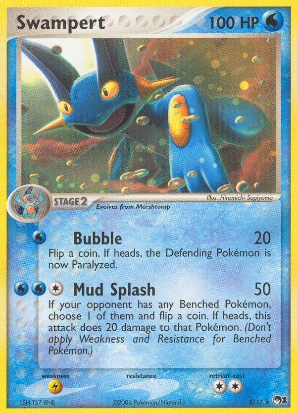 PSA 10 Swampert POP Series 1 graded Pokémon card