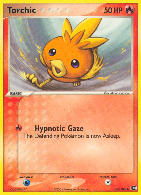 PSA 10 Torchic EX Deoxys graded Pokémon card