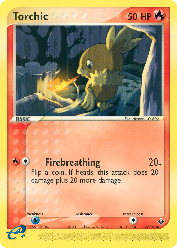 PSA 10 Torchic EX Power Keepers graded Pokémon card
