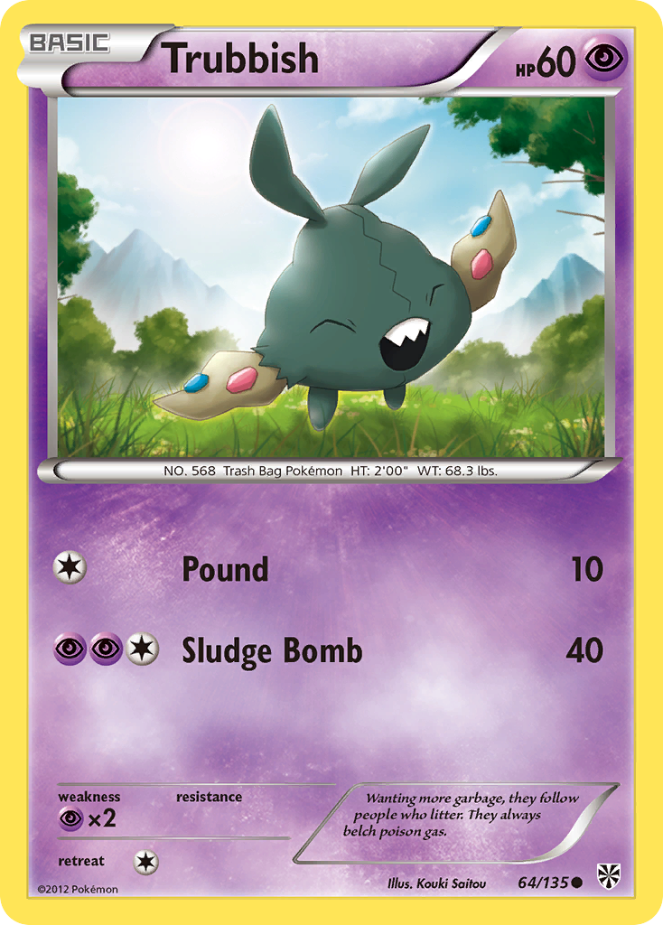 PSA 10 Trubbish Dragons Exalted graded Pokémon card