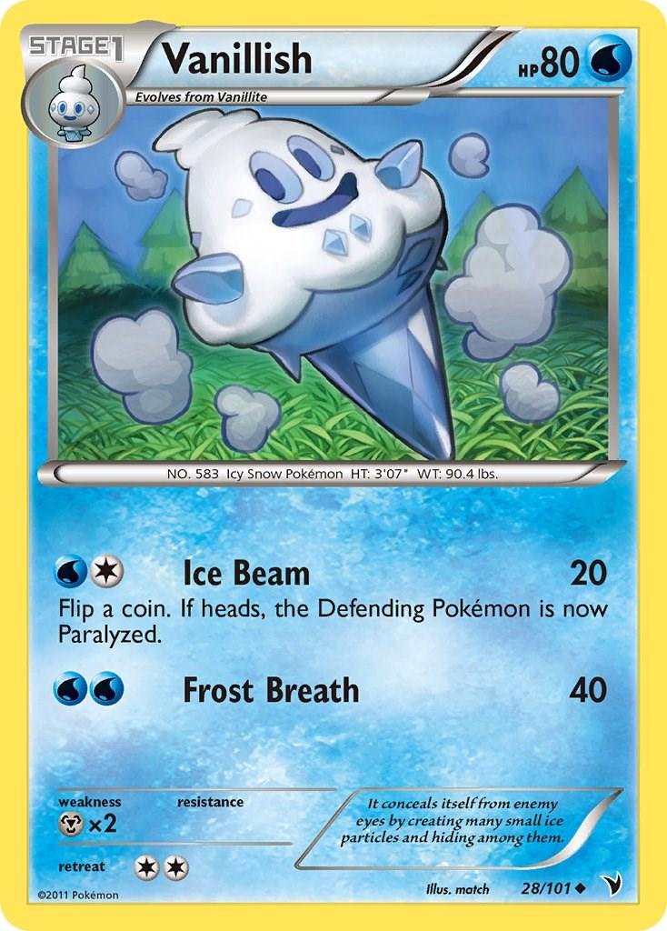 PSA 10 Vanillish Noble Victories graded Pokémon card