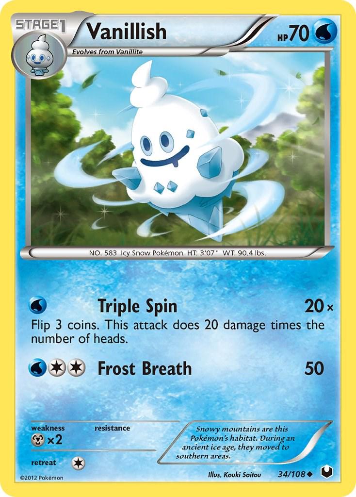 PSA 10 Vanillish Legendary Treasures graded Pokémon card