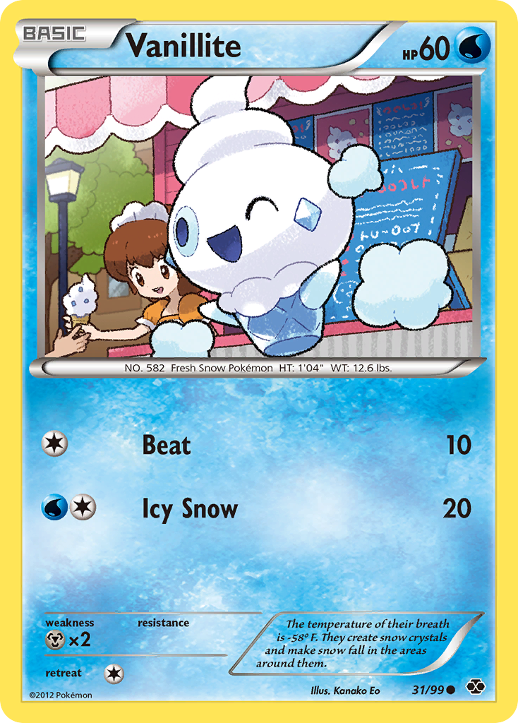 PSA 10 Vanillite Next Destinies graded Pokémon card