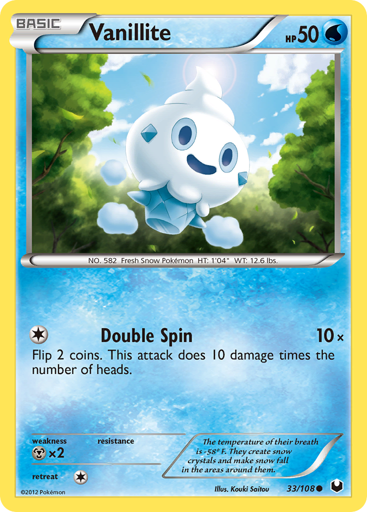 PSA 10 Vanillite Dark Explorers graded Pokémon card