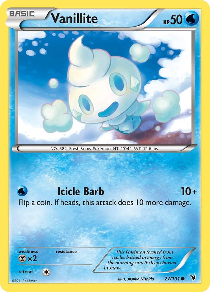 PSA 10 Vanillite Flashfire graded Pokémon card