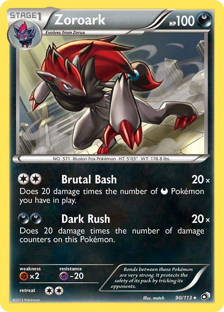 PSA 10 Zoroark Legendary Treasures graded Pokémon card