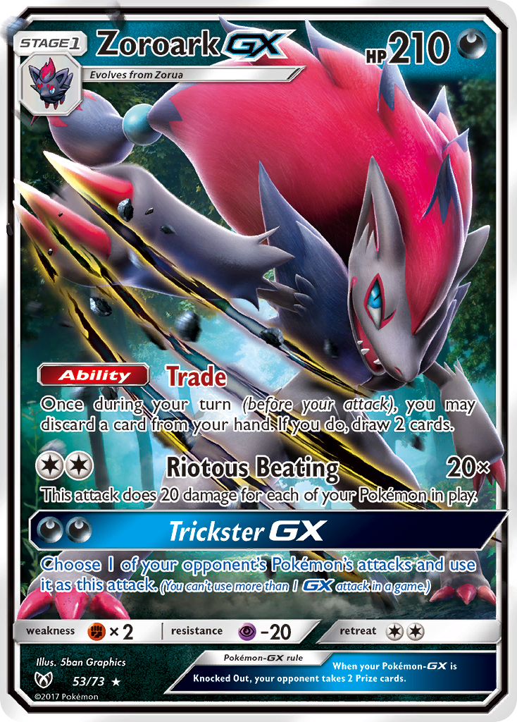 PSA 10 Zoroark Shining Legends graded Pokémon card