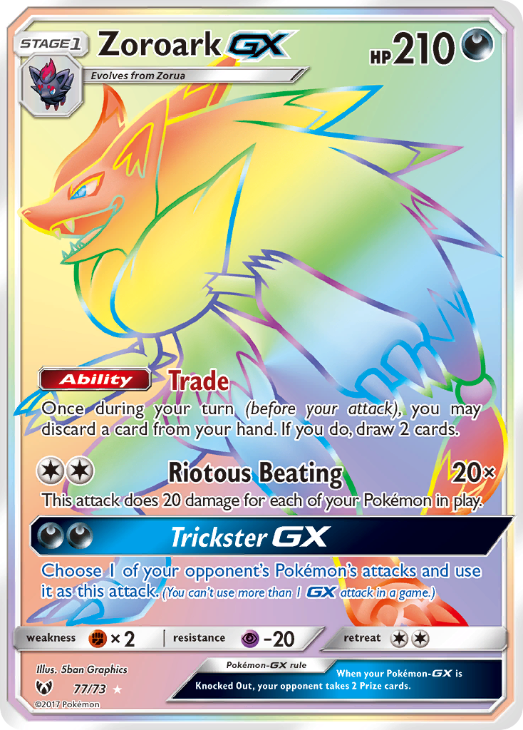 PSA 10 Zoroark Shining Legends graded Pokémon card