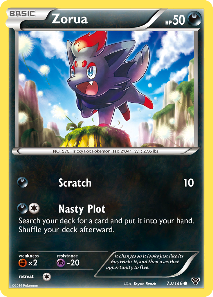 PSA 10 Zorua XY Black Star Promos graded Pokémon card