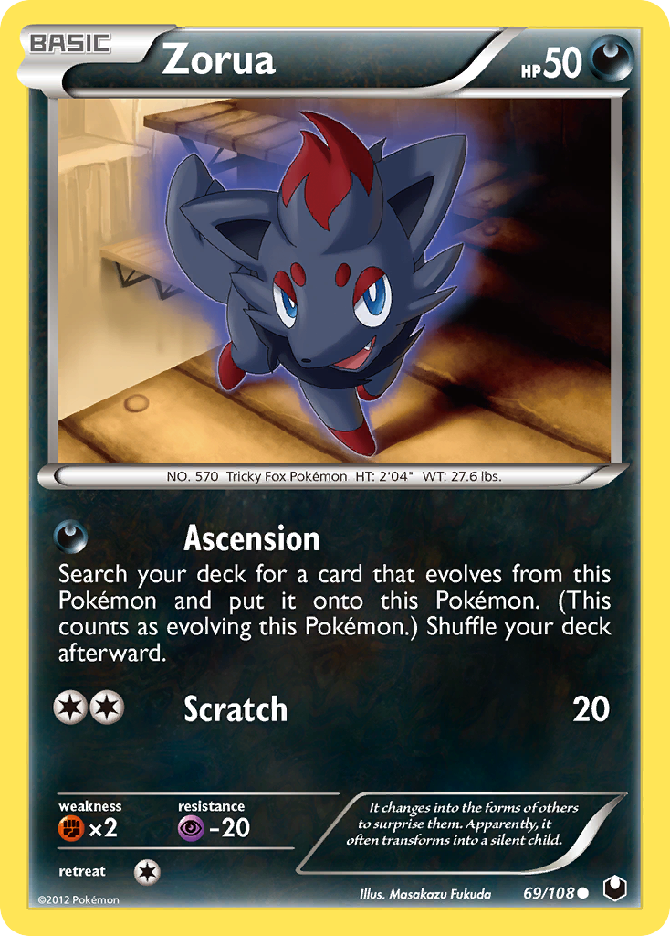 PSA 10 Zorua Dark Explorers graded Pokémon card