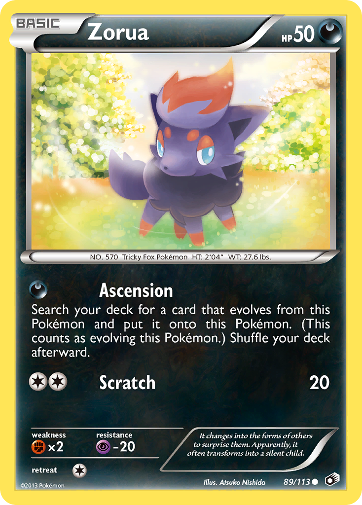 PSA 10 Zorua Legendary Treasures graded Pokémon card