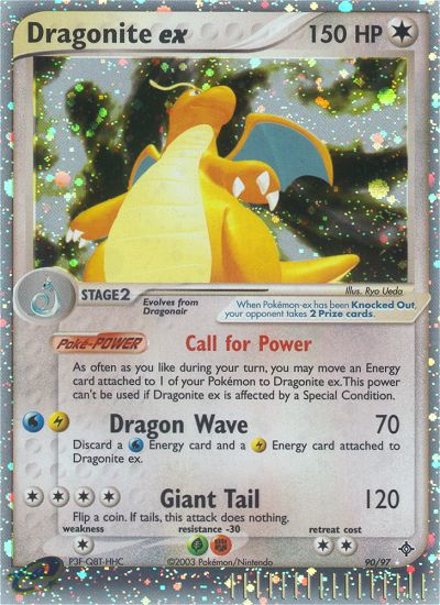 Dragonite ex EX Dragon PSA 10 graded Pokémon card