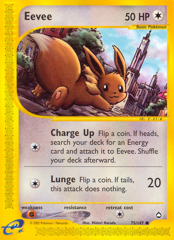 Eevee from Aquapolis 75/147