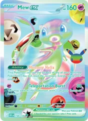 Mew ex 158/128 card scan