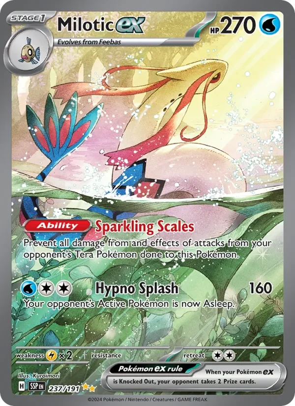 Milotic ex 237/191 card scan