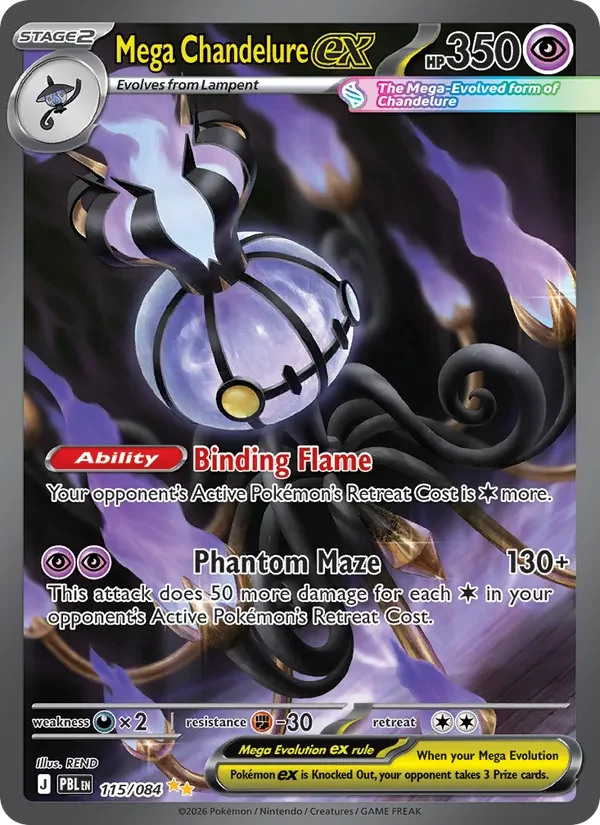 Mega Chandelure ex 115/084 card scan