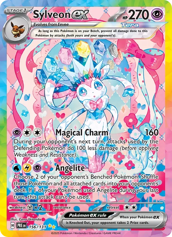 Sylveon ex 156/131 card scan